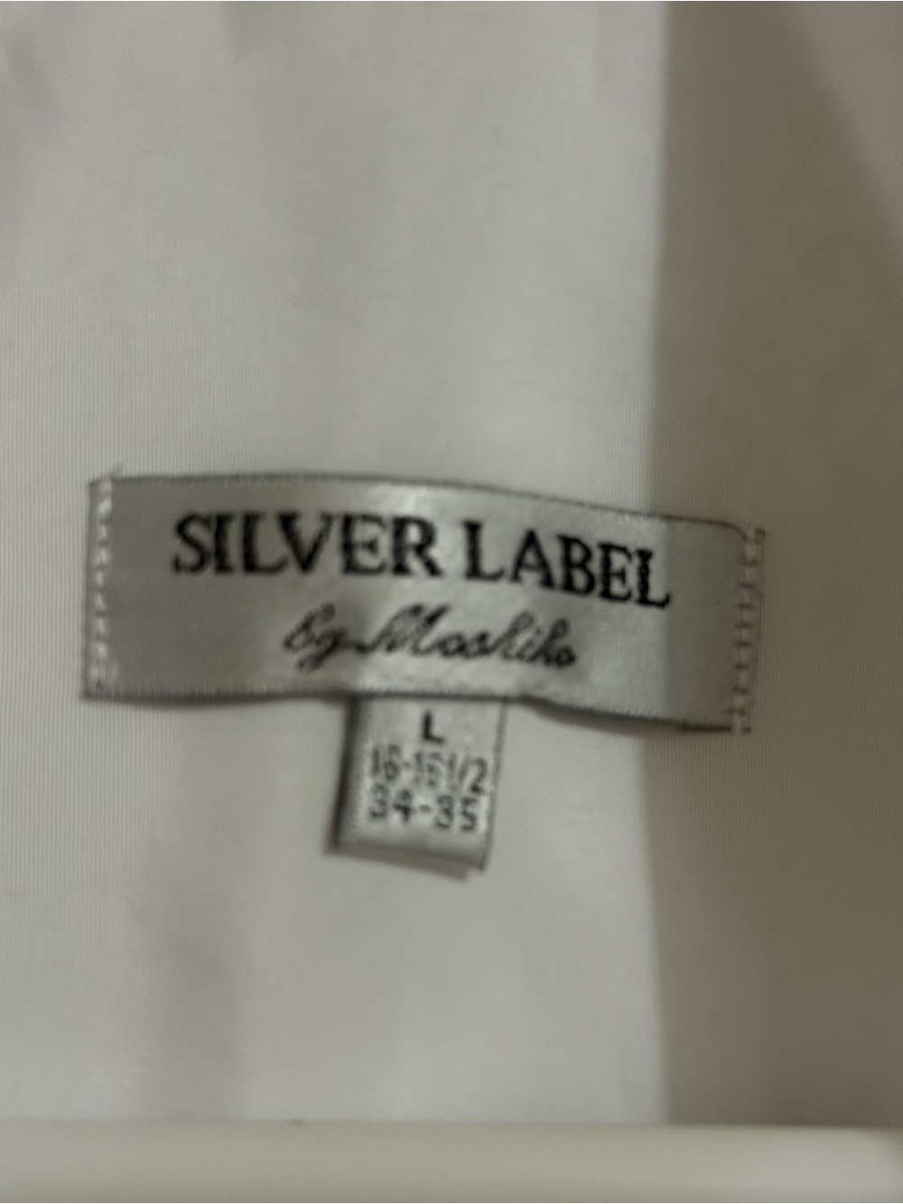 White Men's Dress Shirt - Tailored Classic